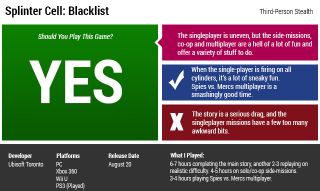 Illustration for article titled Splinter Cell: Blacklist: The Kotaku Review